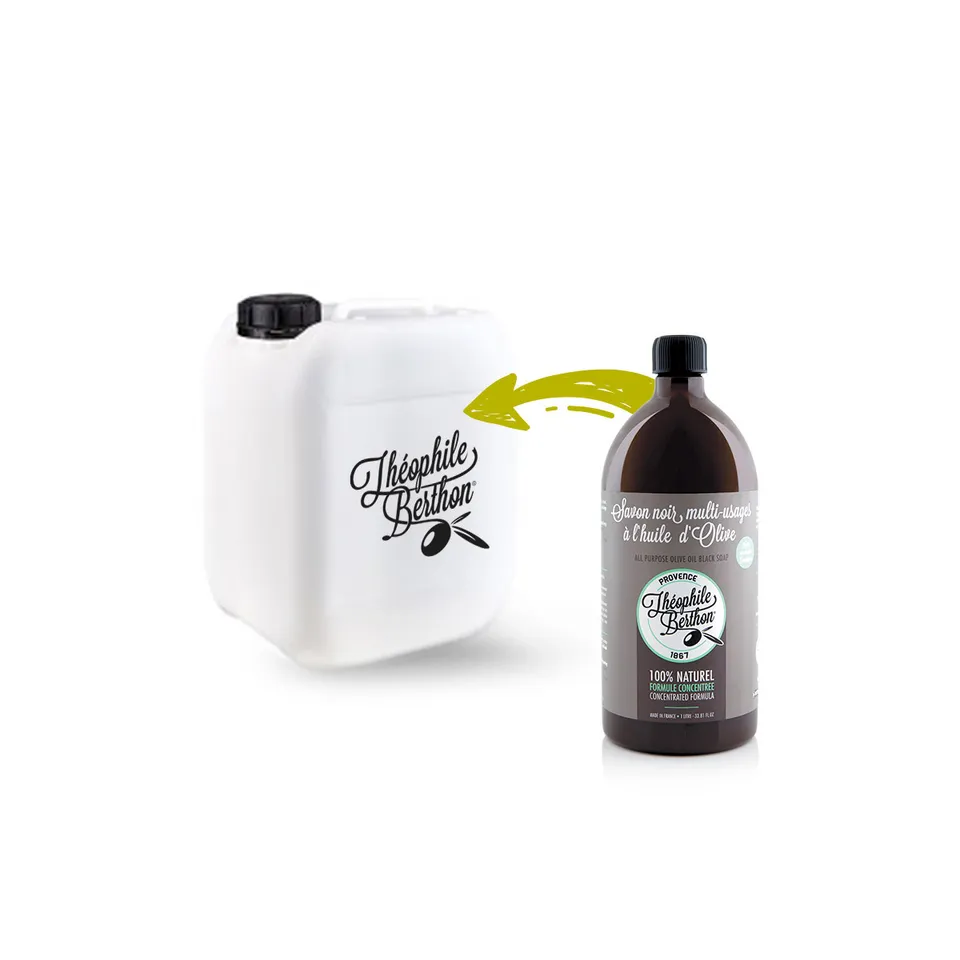 Théophile Berthon Savon Noir liquide multi-usages 5L eucalyptus