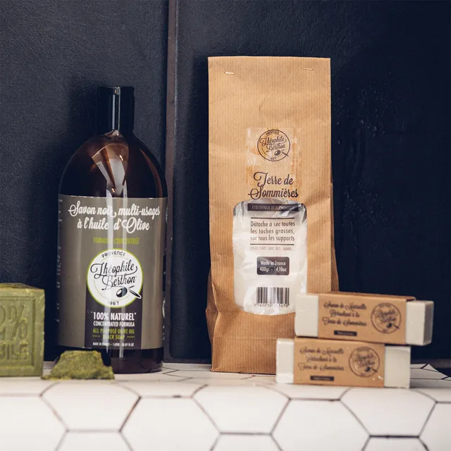 Théophile Berthon Entretien maison pack détergents savon noir naturel