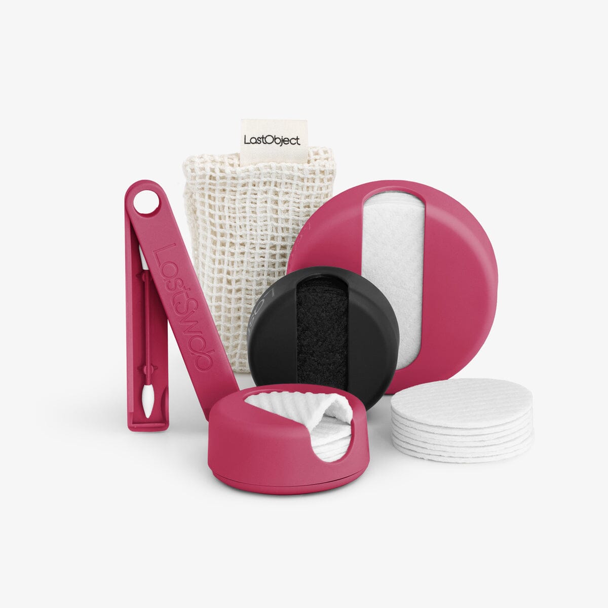 LastSwab Kit démaquillage lavable Essential coton + beauty