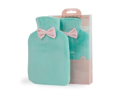 Isabelle Laurier Ladies bouillotte 1L Vert Menthe housse velours