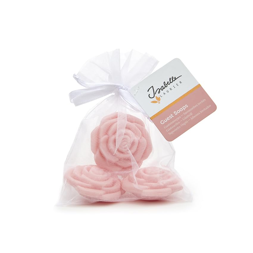 Isabelle Laurier Ladies Set 3 savons roses organza naturel