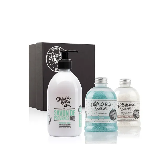 THEOPHILE BERTHON Coffret Bain vivifiant menthe + sels