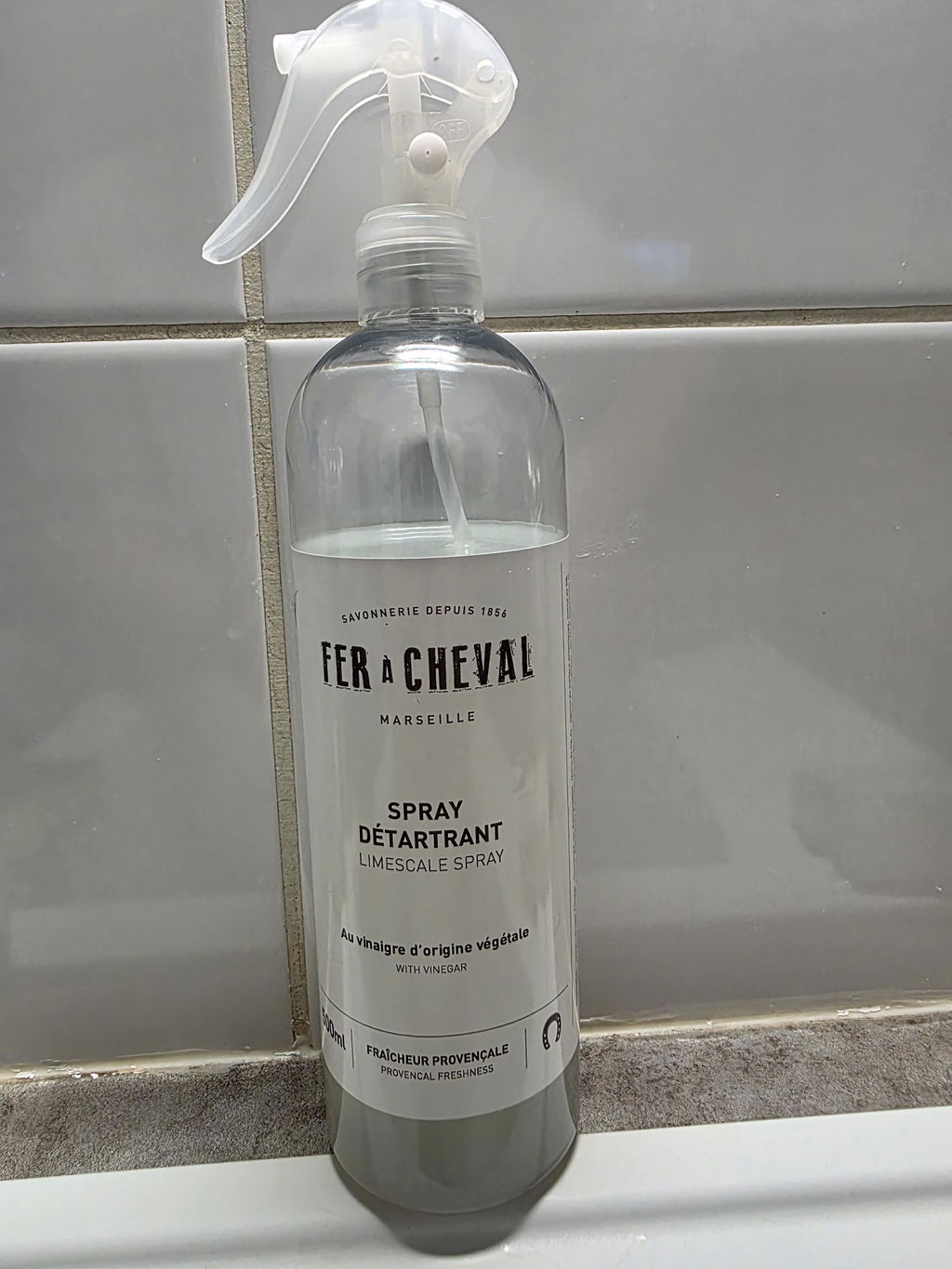 Fer à Cheval Spray Détartrant 500ml vinaigre végétal