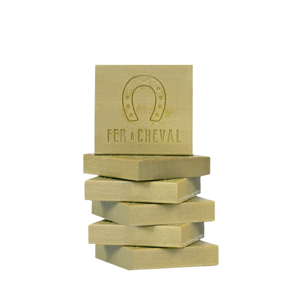 Fer à Cheval Cubes Tranche Pur Olive Savon 6x65g Naturel