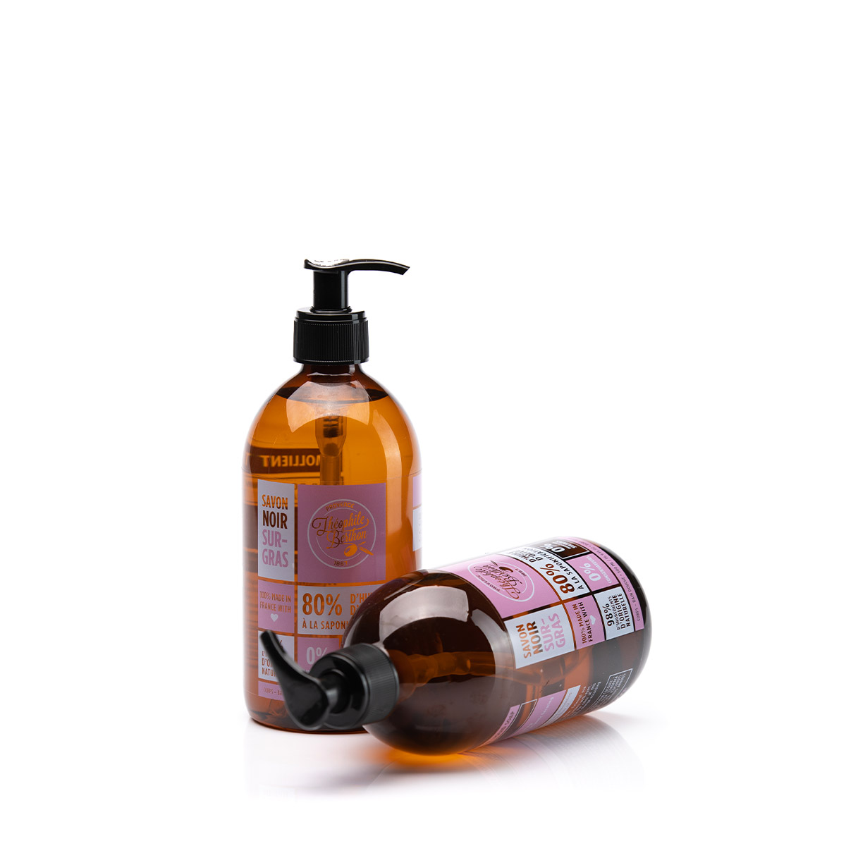 Théophile Berthon Savon Noir Surgras Rose Litchi 500ml Bain