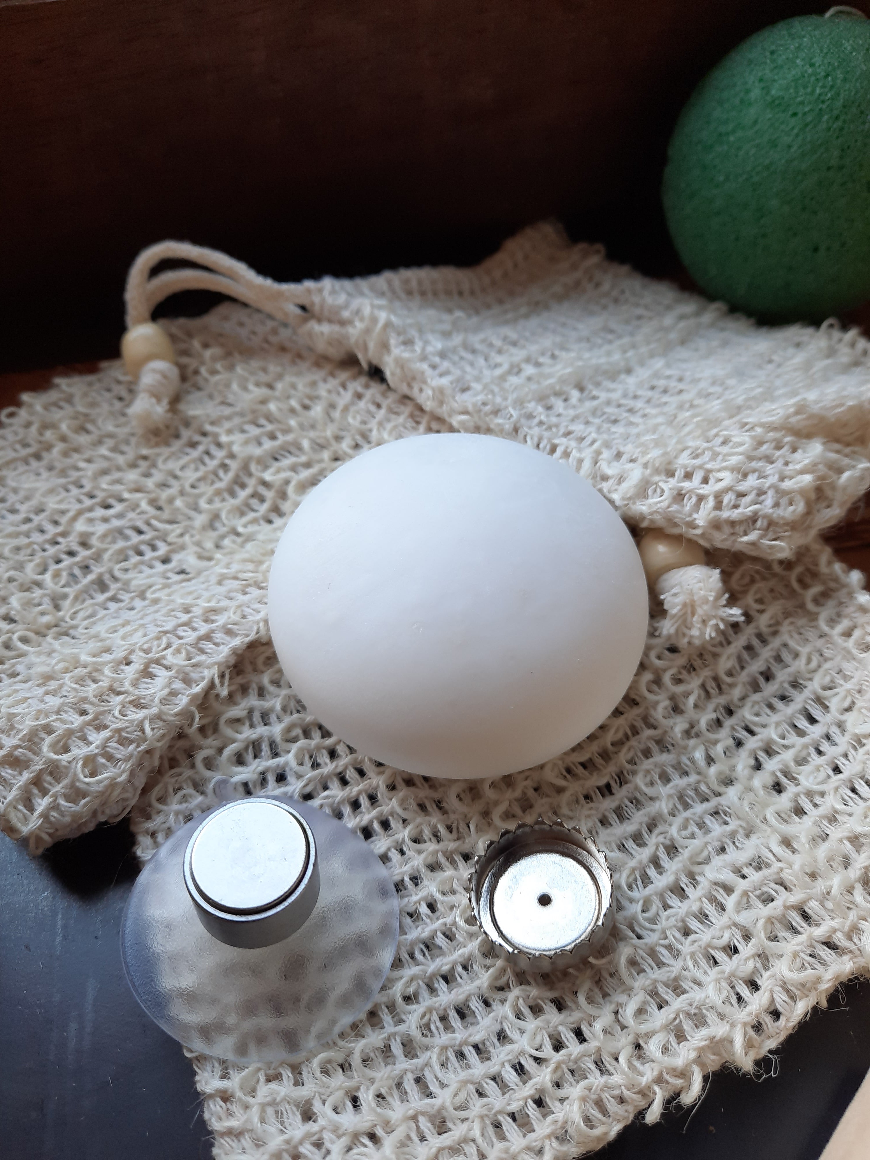 Exquises Caprines Shampoing solide lait de chèvre pack fleur d'oranger