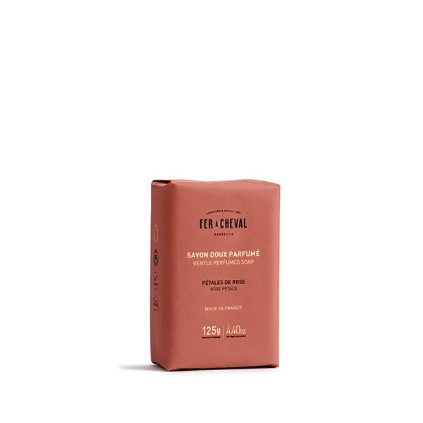 Fer à Cheval Savonnettes Pétales de Rose savon 125g surgras