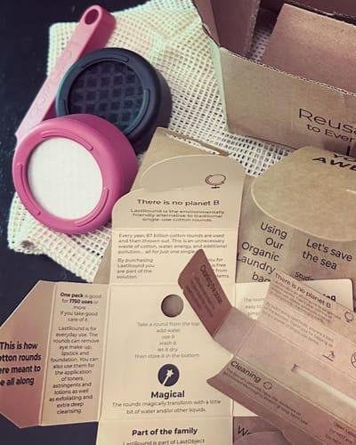LastSwab Kit démaquillage lavable Essential coton + beauty