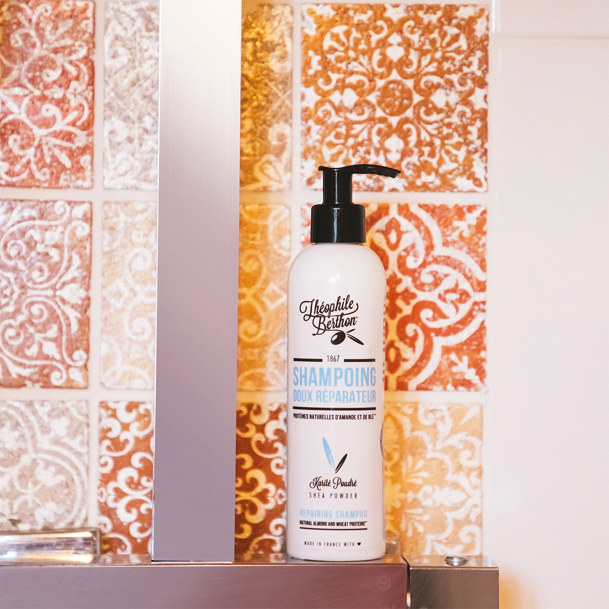 THEOPHILE BERTHON Shampoing doux réparateur 240ml karité