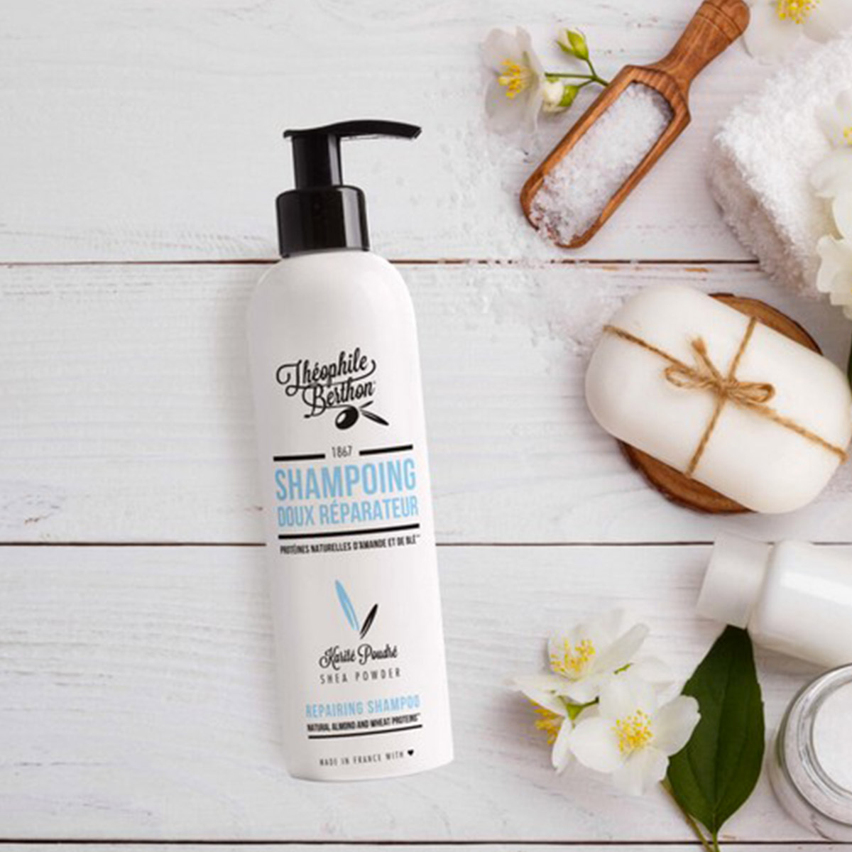 THEOPHILE BERTHON Shampoing doux réparateur 240ml karité