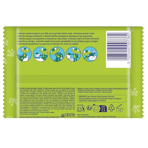 Kandoo Lingettes Melon Lingettes Humides 60 lingettes jetables