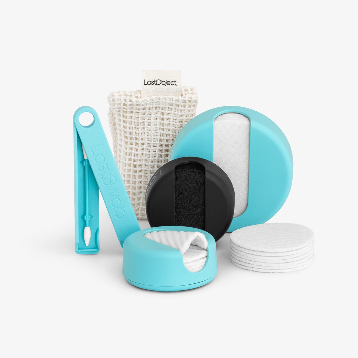 LastSwab Kit démaquillage lavable Essential coton + beauty