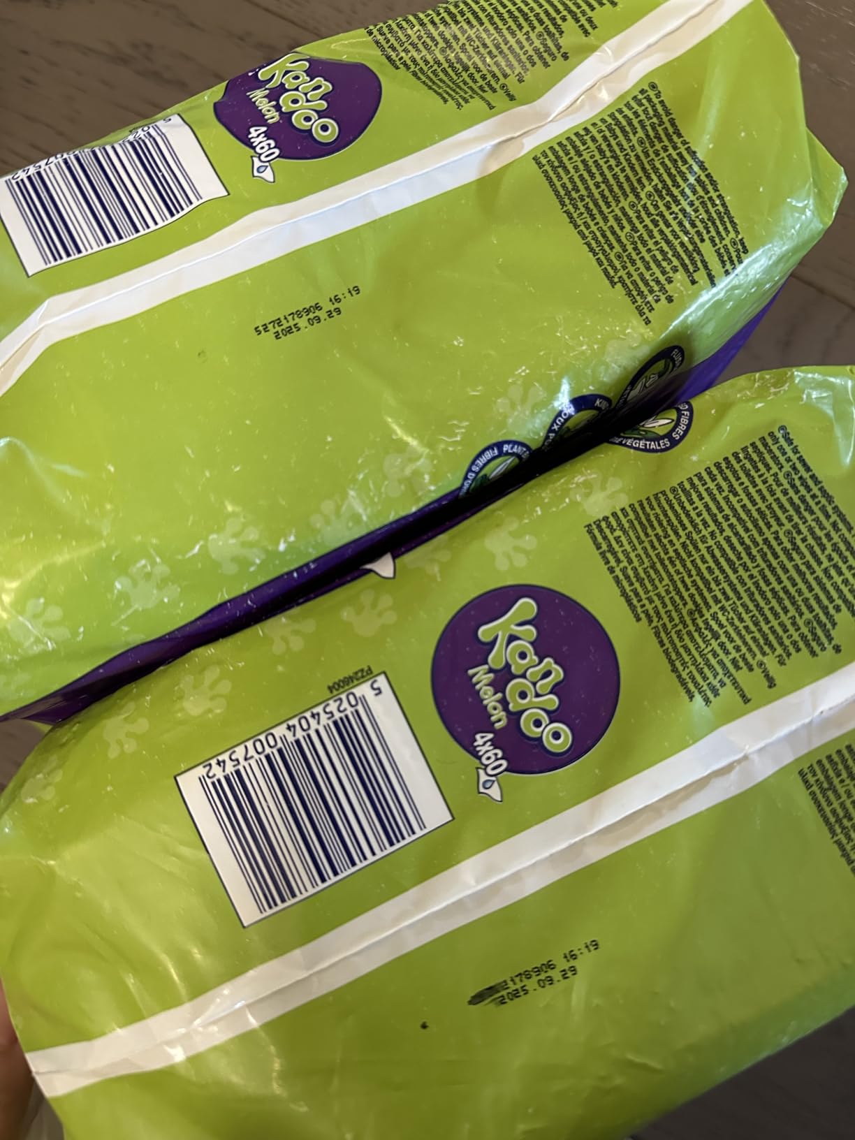 Kandoo Lingettes Melon humides enfants 4x60