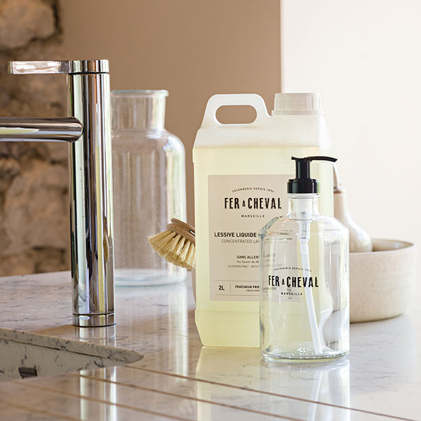 Fer à Cheval Accessoires Flacon Verre 500ml rechargeable
