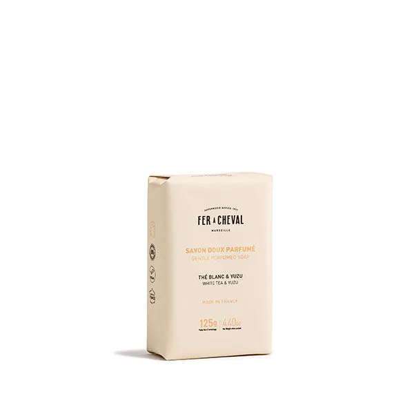 Fer à Cheval Savonnettes Savon Thé Blanc Yuzu 125g musc boisé