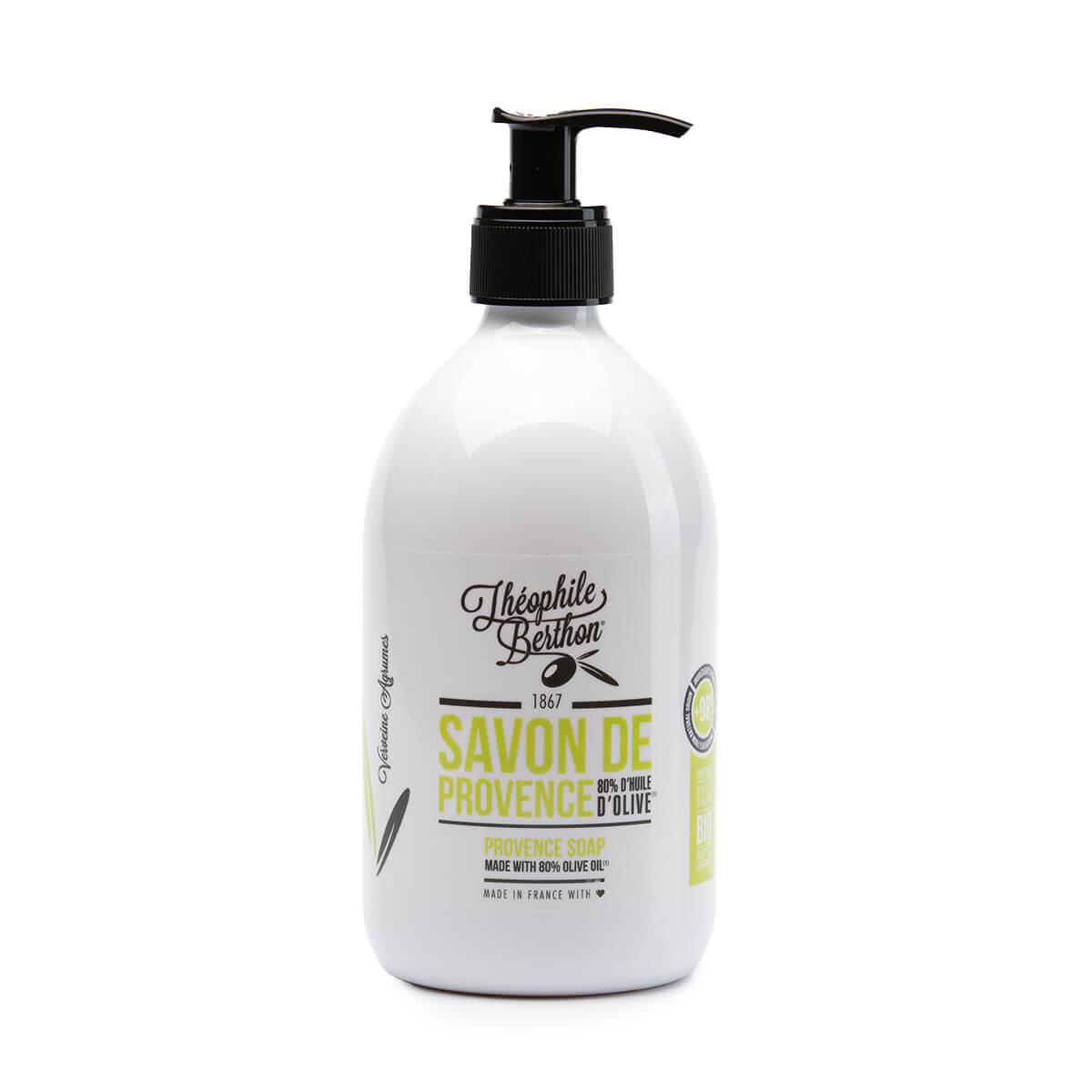 Théophile Berthon Savon de Marseille liquide savon Provence 500ml verveine
