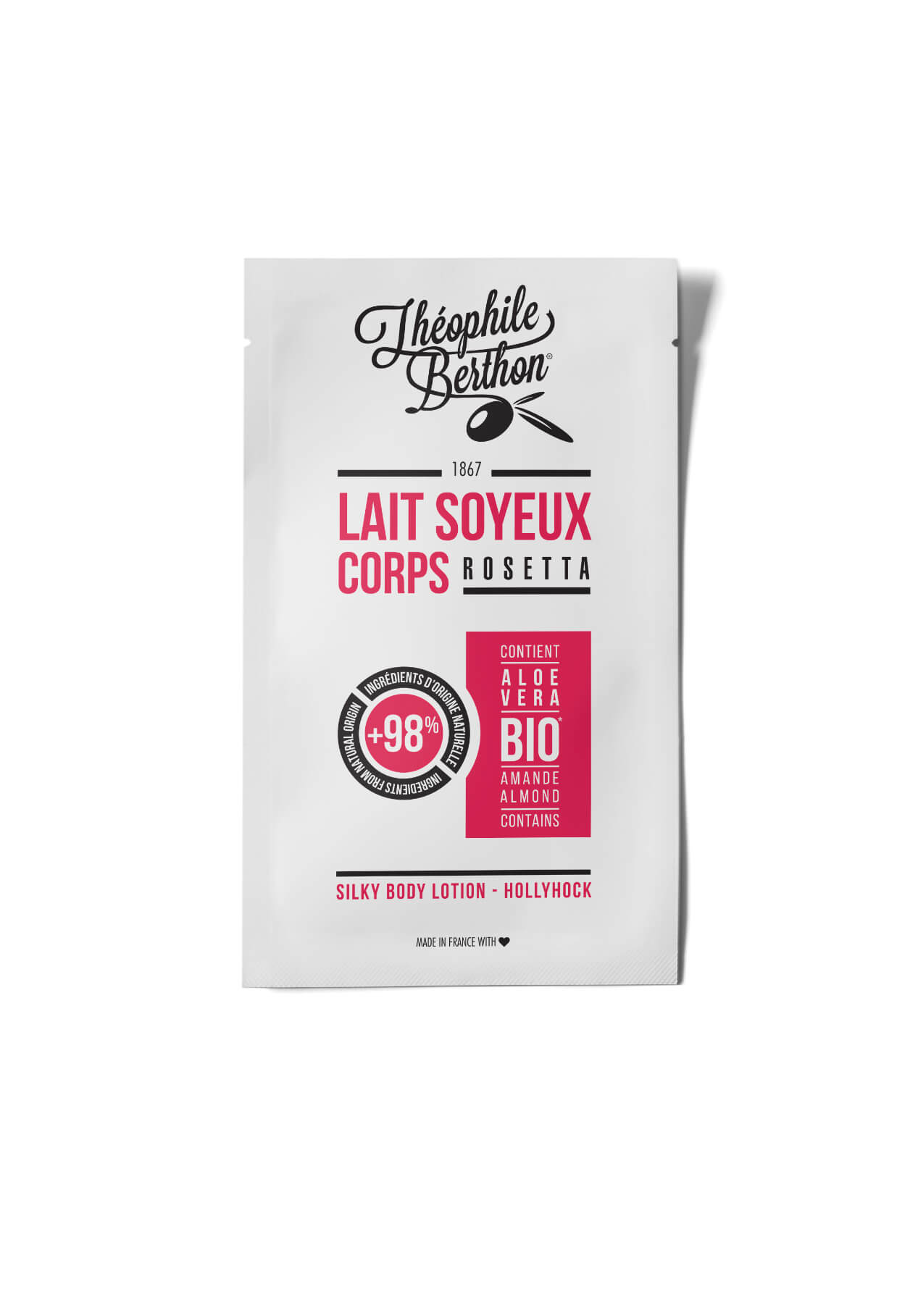 Theophile Berthon Soin corps Lait Soyeux Corps Rosetta échantillon
