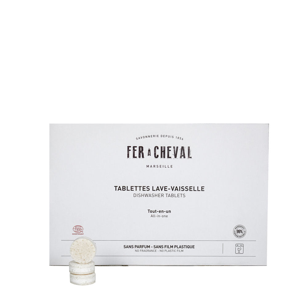 Fer à Cheval Tablettes Lave-Vaisselle Tout-en-Un 40x18g sans parfum