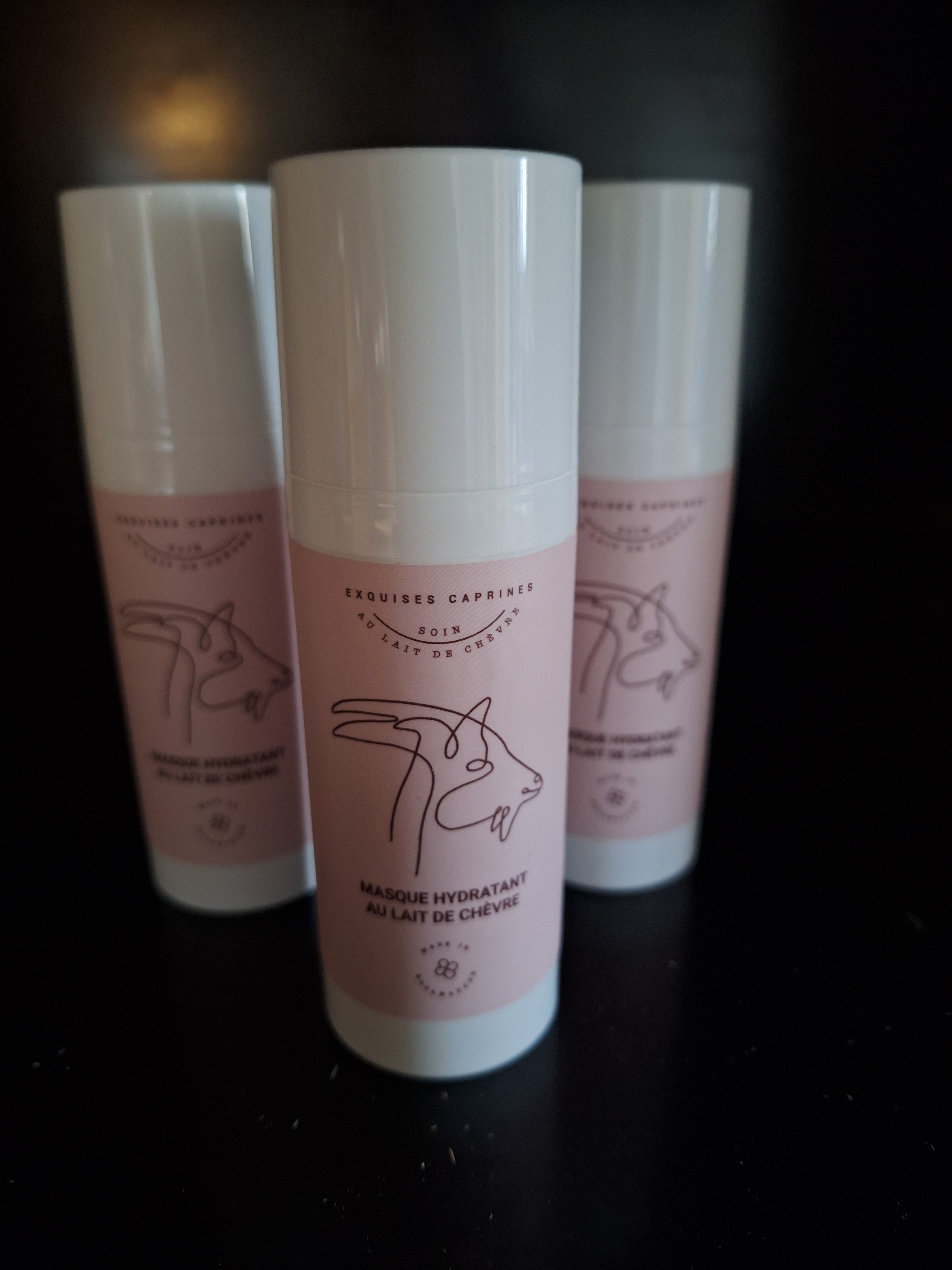 Exquises Caprines Masque hydratant visage lait de chèvre 50ml