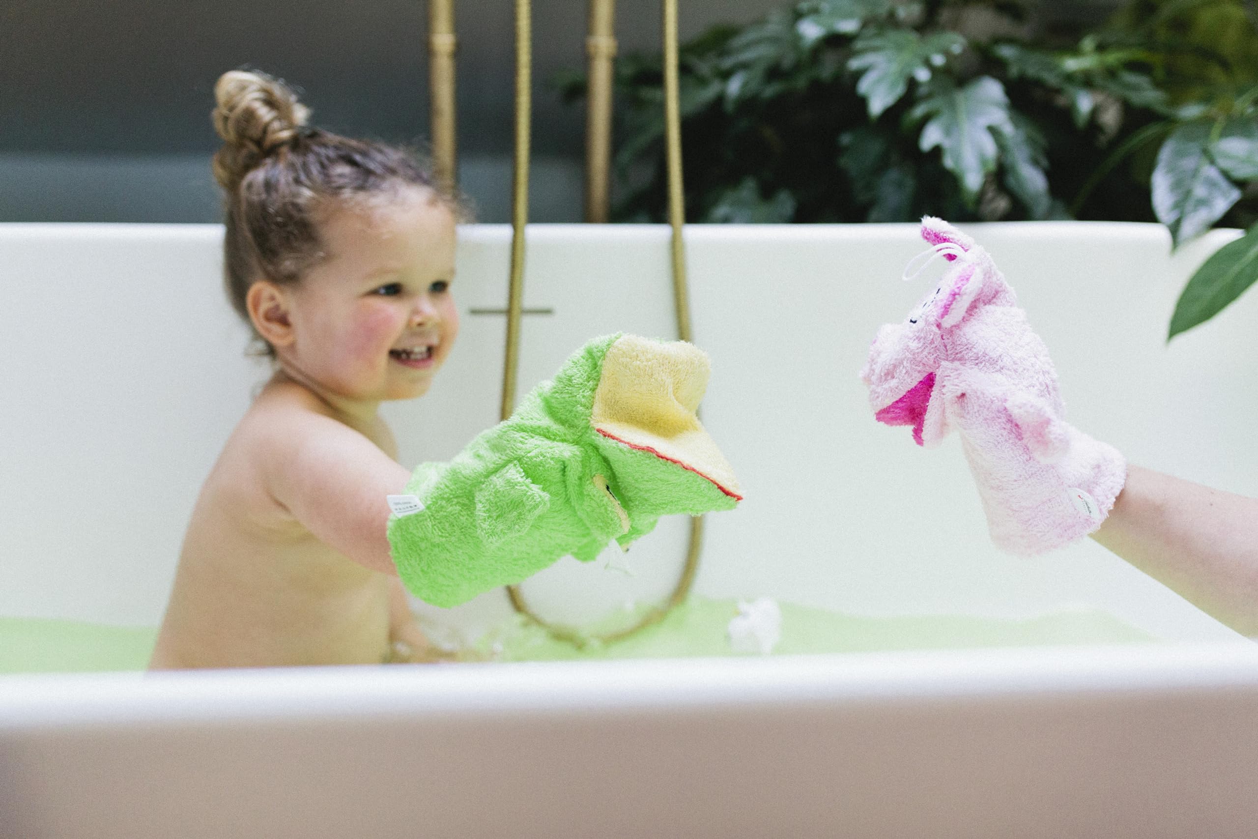 Isabelle Laurier Toddlers gant de toilette cochon coton bébé