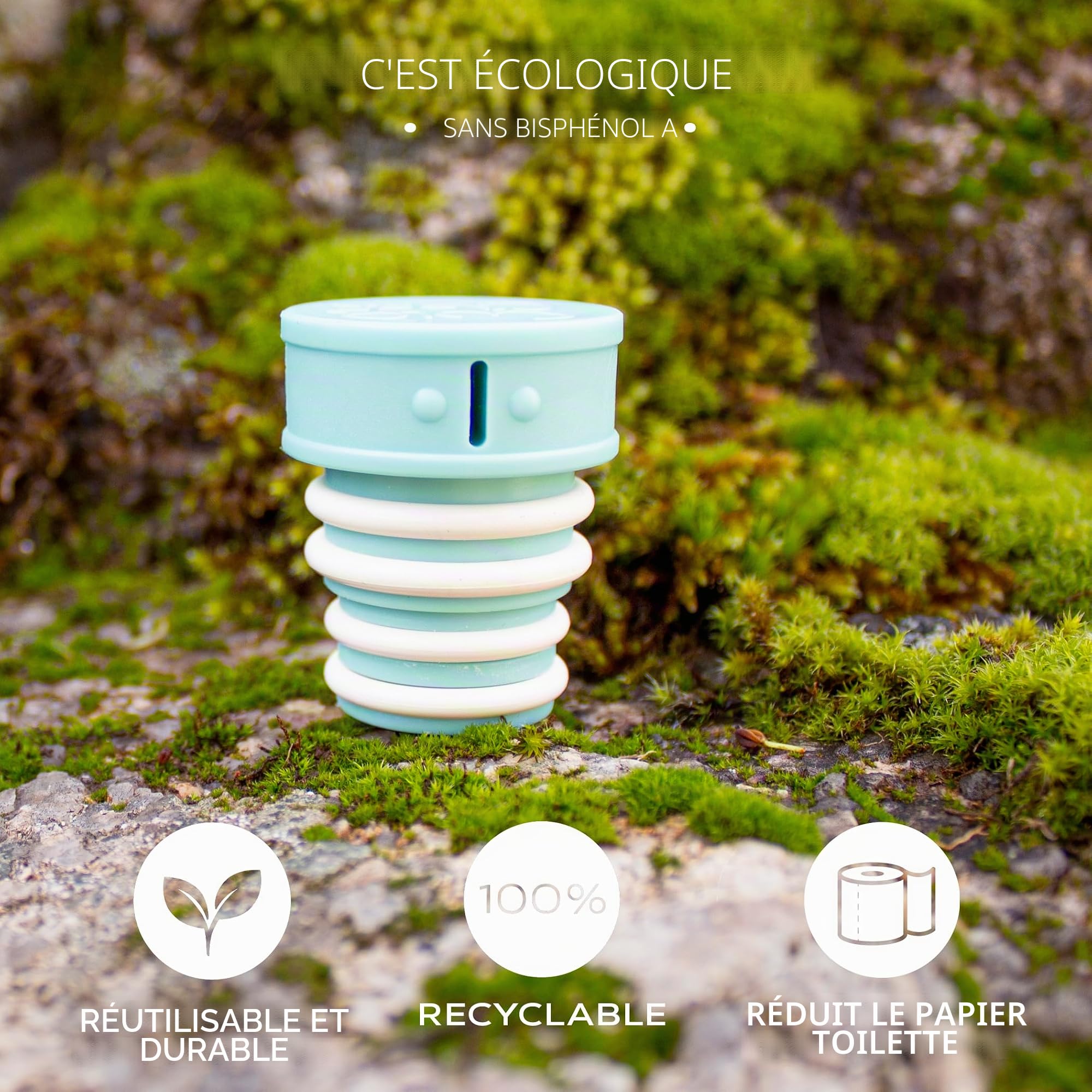 CuloClean Bidet Portable Turquoise hygiène intime