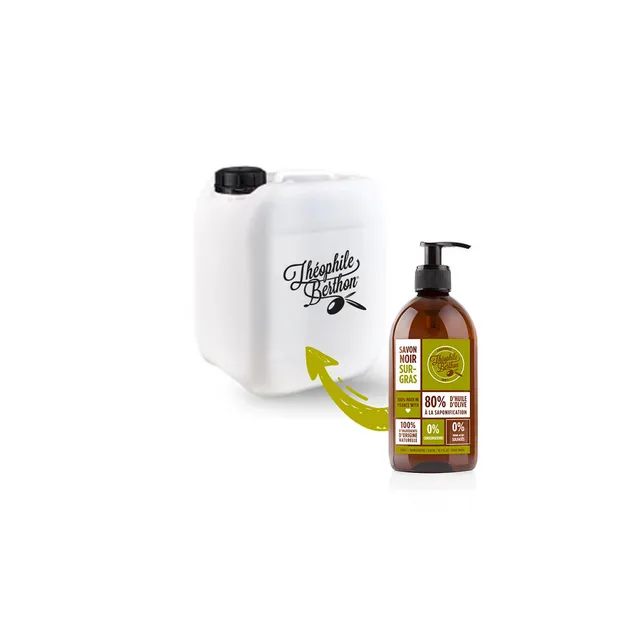 THEOPHILE BERTHON Savon Noir savon liquide sans parfum 5L