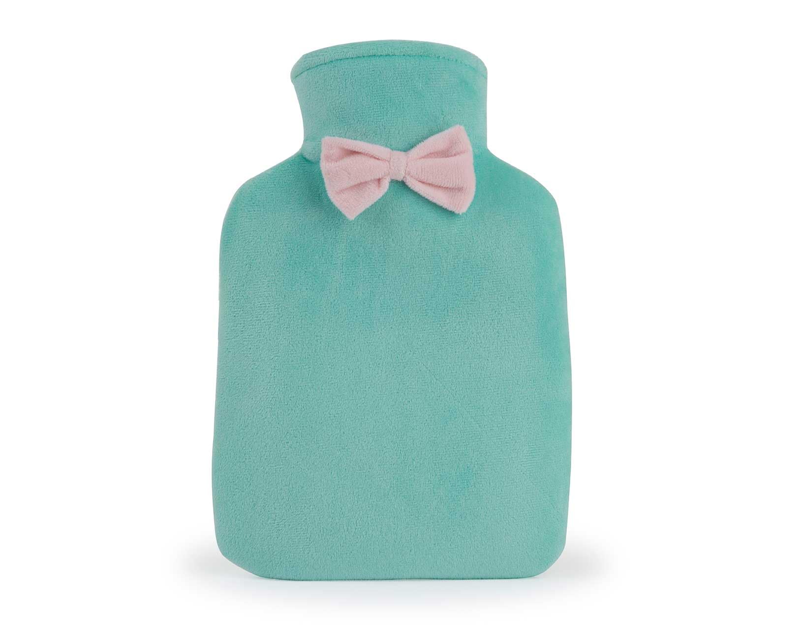 Isabelle Laurier Ladies bouillotte 1L Vert Menthe housse velours