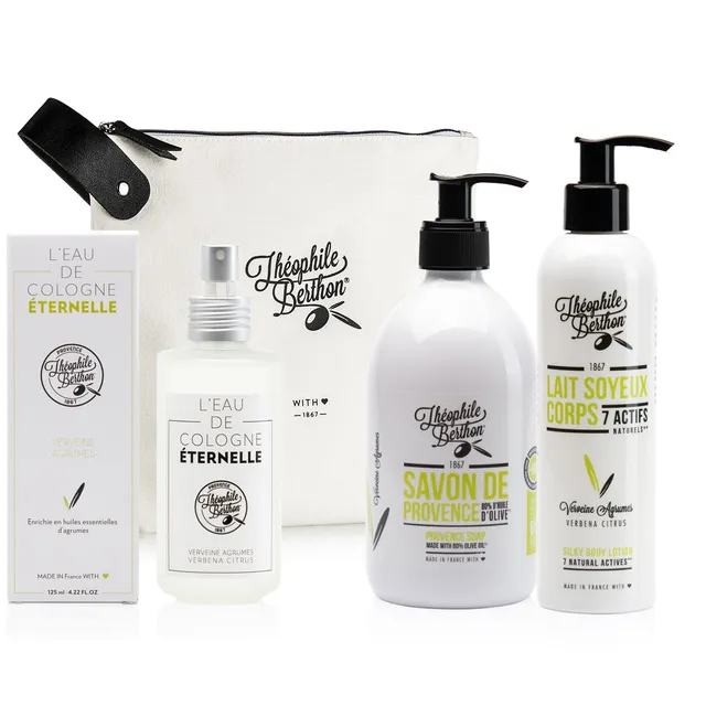 THEOPHILE BERTHON Trousse verveine agrumes 3 soins corps