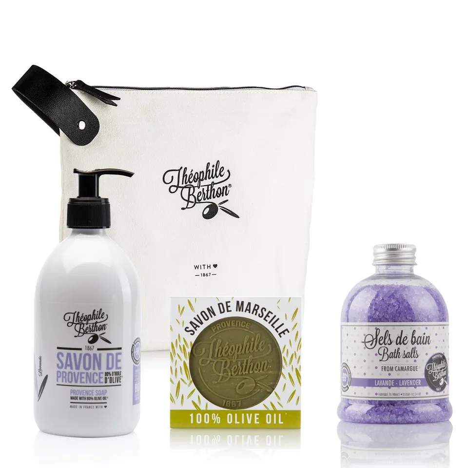 Theophile Berthon Coffrets Trousses Lavande Intense coffret bain 3 soins