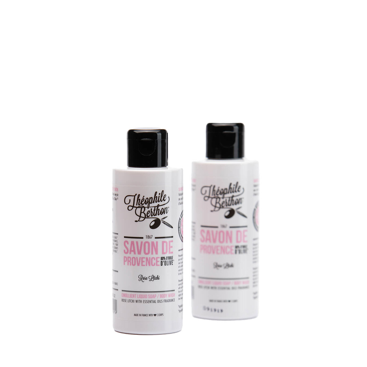 THEOPHILE BERTHON Savon de Marseille savon Provence 100ml rose litchi