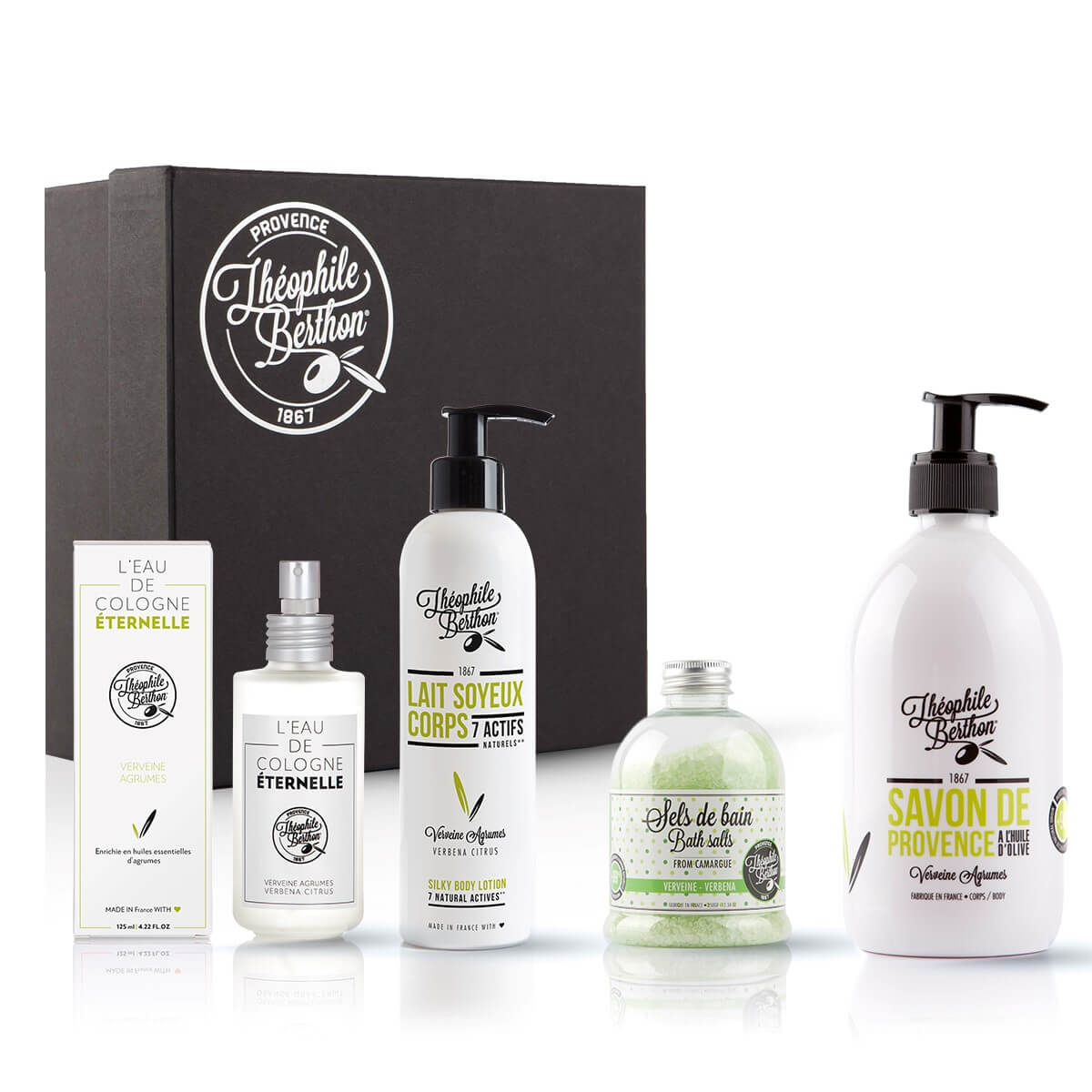 Théophile Berthon Coffret Vitalité coffret cadeau verveine agrumes