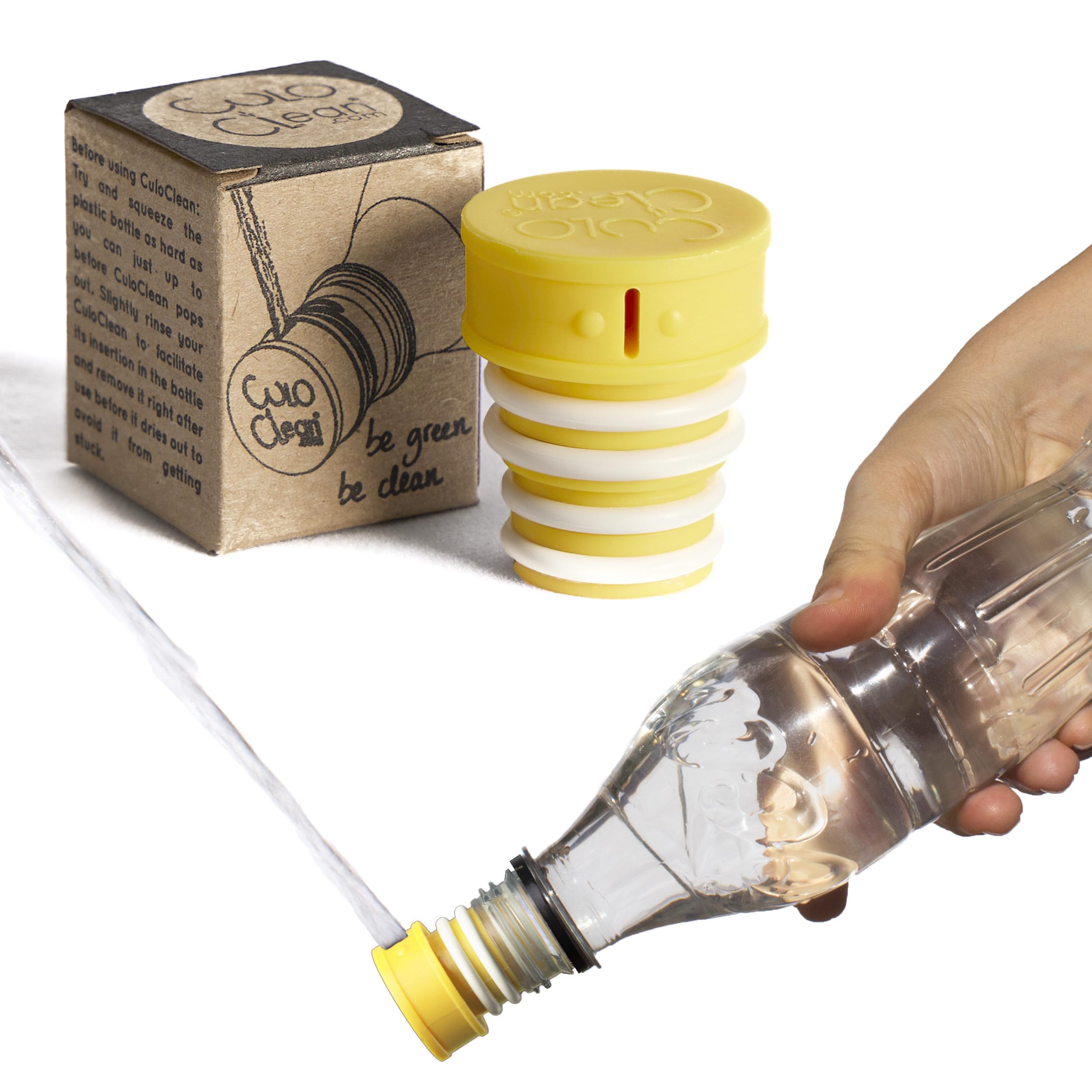 CuloClean Bidet Portable bouteille bidet jaune