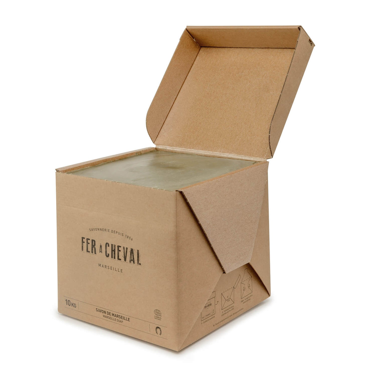 Fer à Cheval Savon de Marseille Bloc Olive 10kg