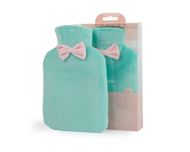 Isabelle Laurier Ladies bouillotte 1L Vert Menthe housse velours