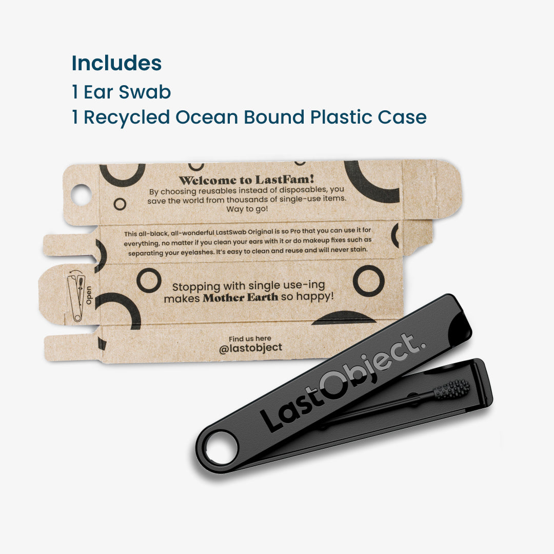 LastSwab PRO coton-tige réutilisable beauté noire double embout