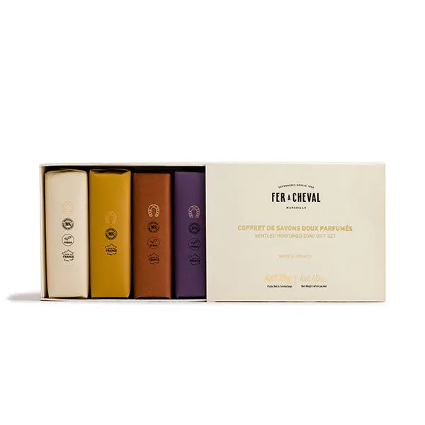 NCDSM Coffrets savon coffret 4 savons parfumés 125g
