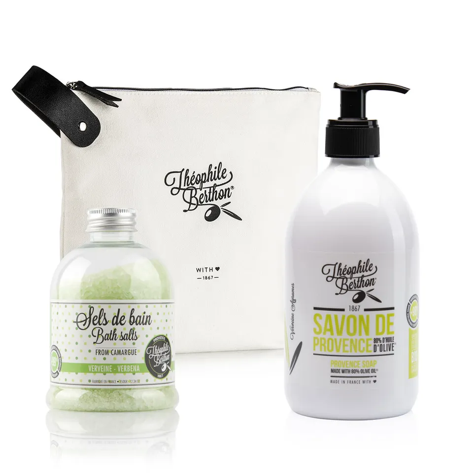 Théophile Berthon Trousse Pétillante coffret soin verveine agrumes