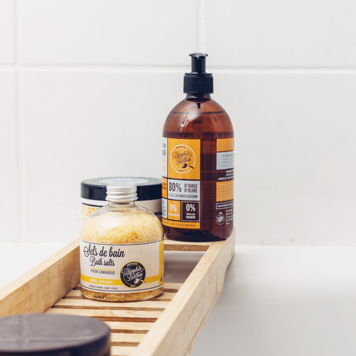 Théophile Berthon Sels de bain Camargue miel 350g parfumés