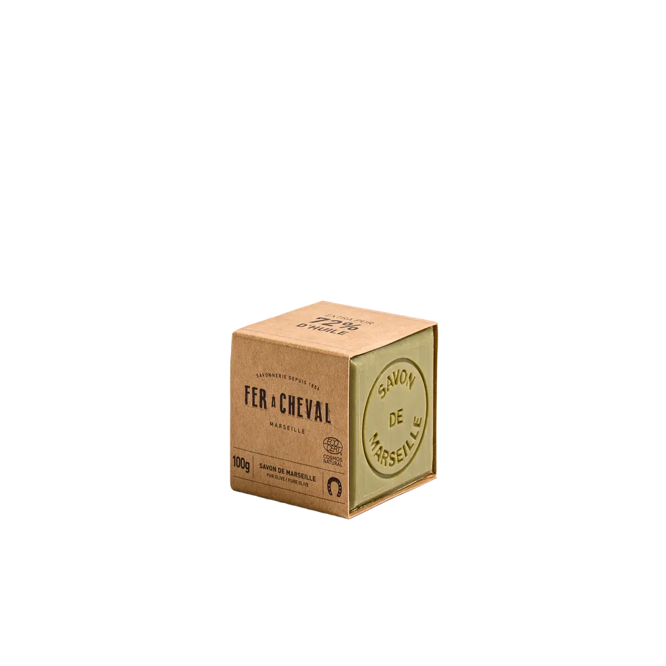 NCDSM Cubes Pur Olive savon Marseille 100g huile d'olive